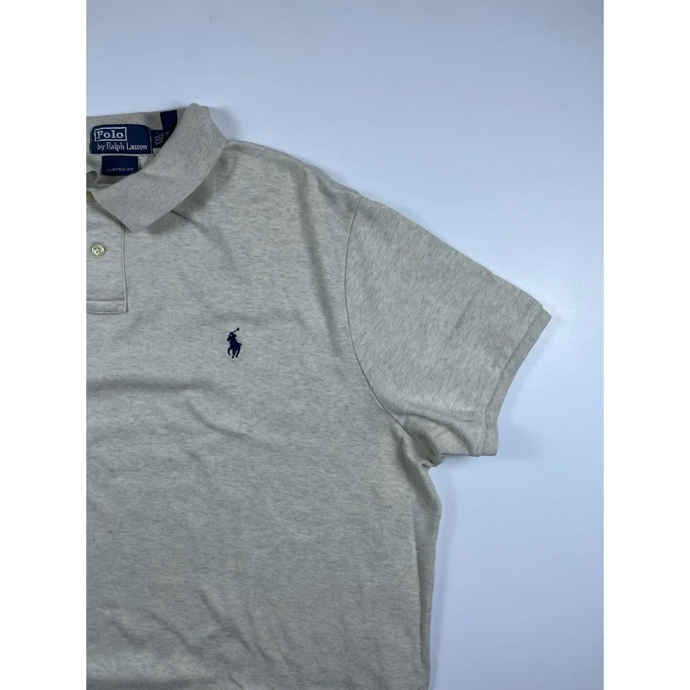 Lot of 7 Polo Ralph Lauren Mens XXL Custom Fit Short Sleeve Preppy Polo Shirts